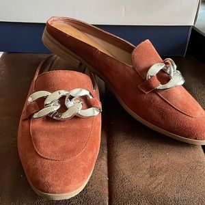 Rust colored mules